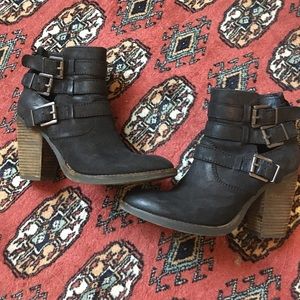 Ankle Heeled Booties